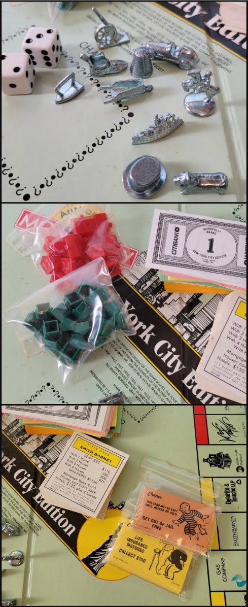 1996 Monopoly New York City Edition Real Estate trading game (complete)