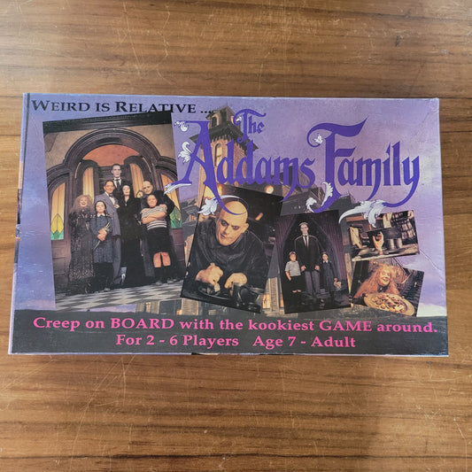 Rare 1991 Paramount Pictures The Addams Family Weird is Relative... board game (complete)