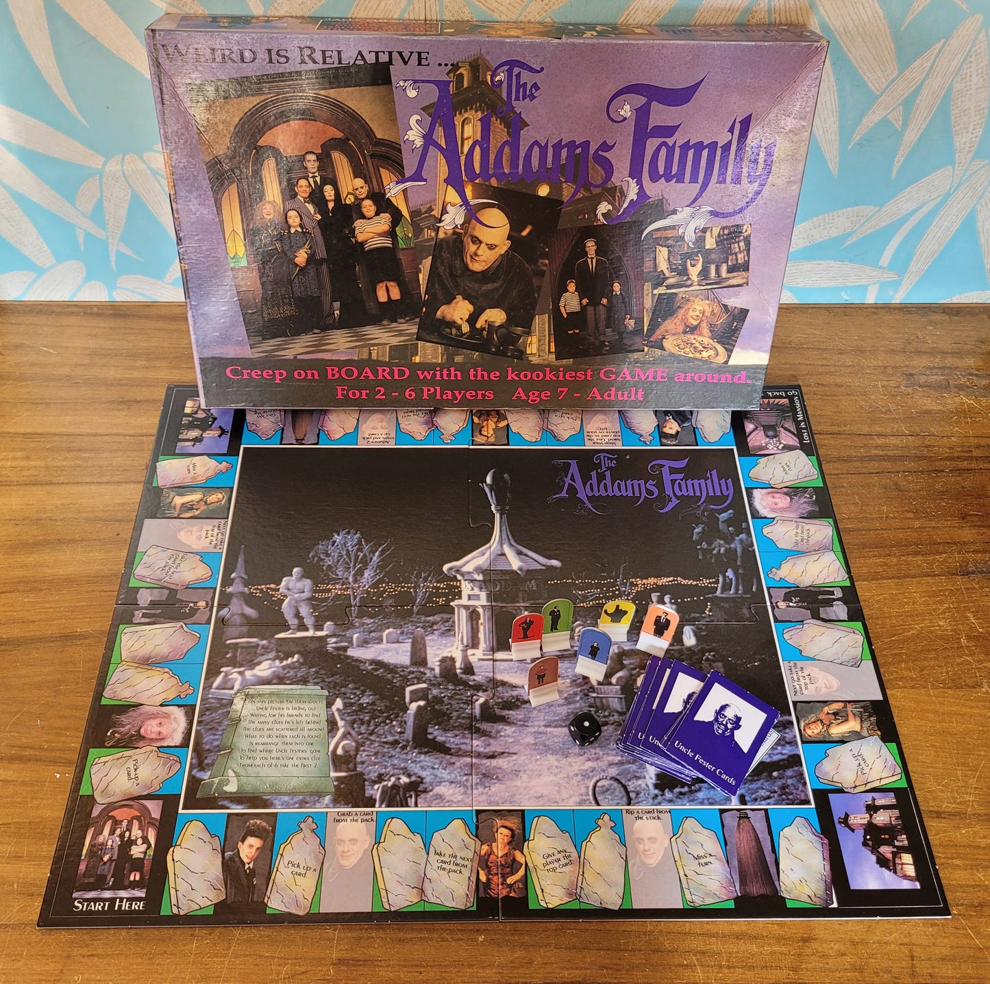 Rare 1991 Paramount Pictures The Addams Family Weird is Relative... board game (complete)