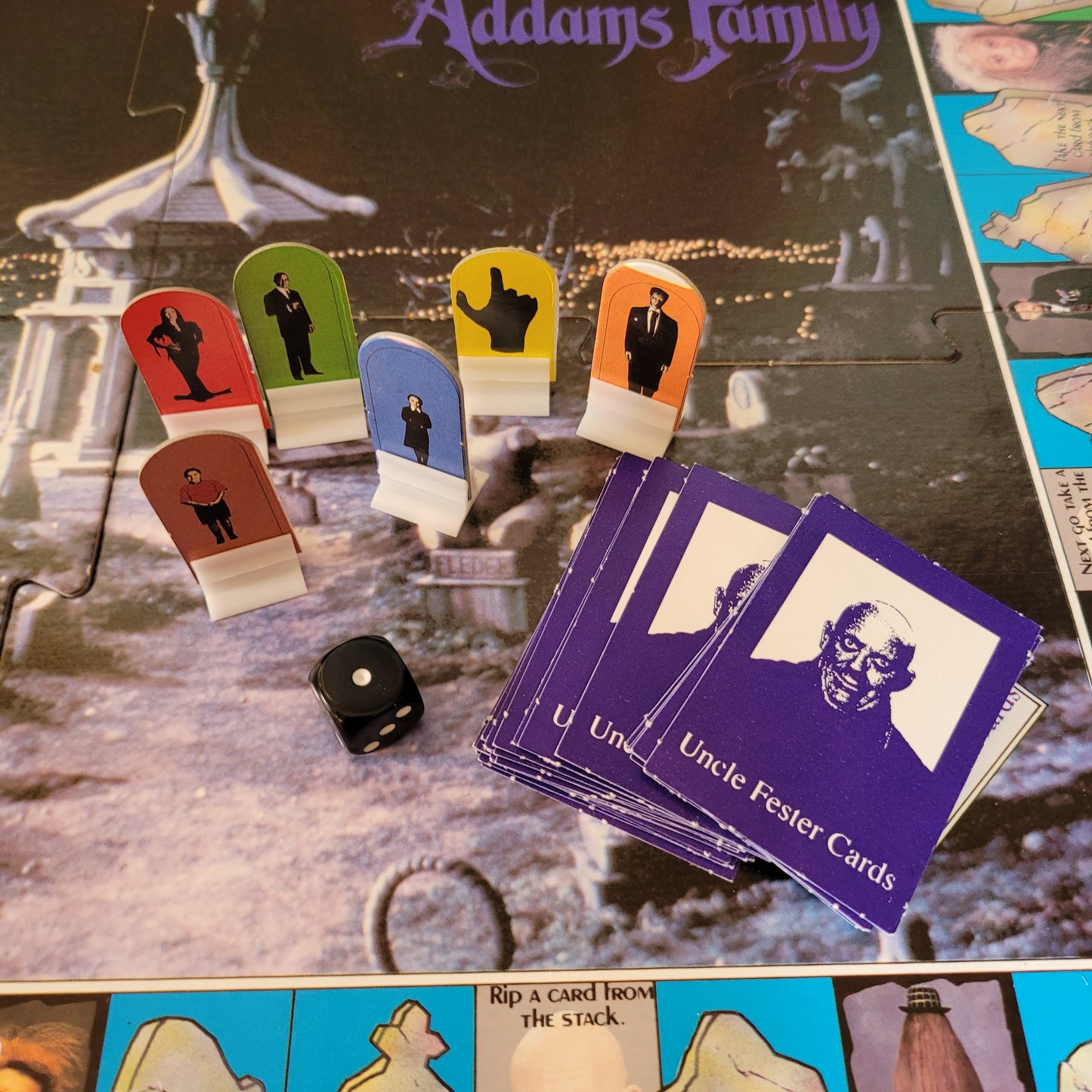 Rare 1991 Paramount Pictures The Addams Family Weird is Relative... board game (complete)