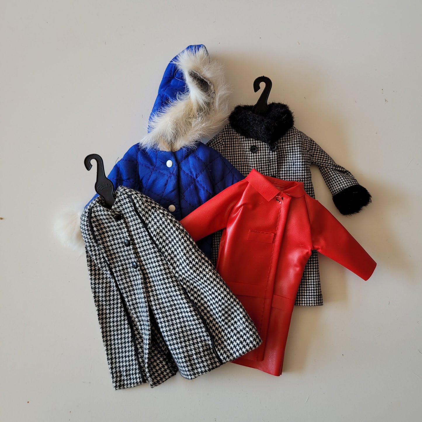 1960s Sindy's Own Wardrobe, a genuine Sindy accessory, complete with Tressy, and Sindy doll clothing & accessories