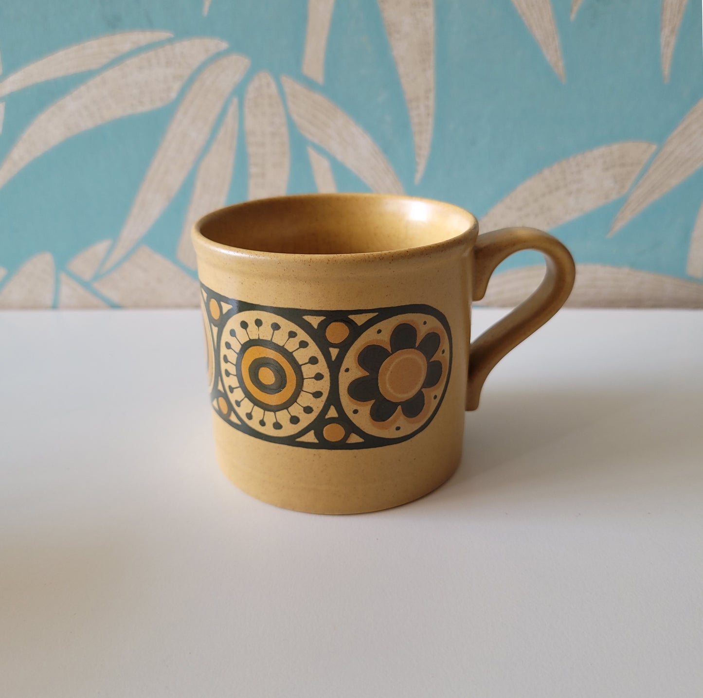 1970s Kilncraft 'Bacchus', & Sadler stripe coffee/tea cups