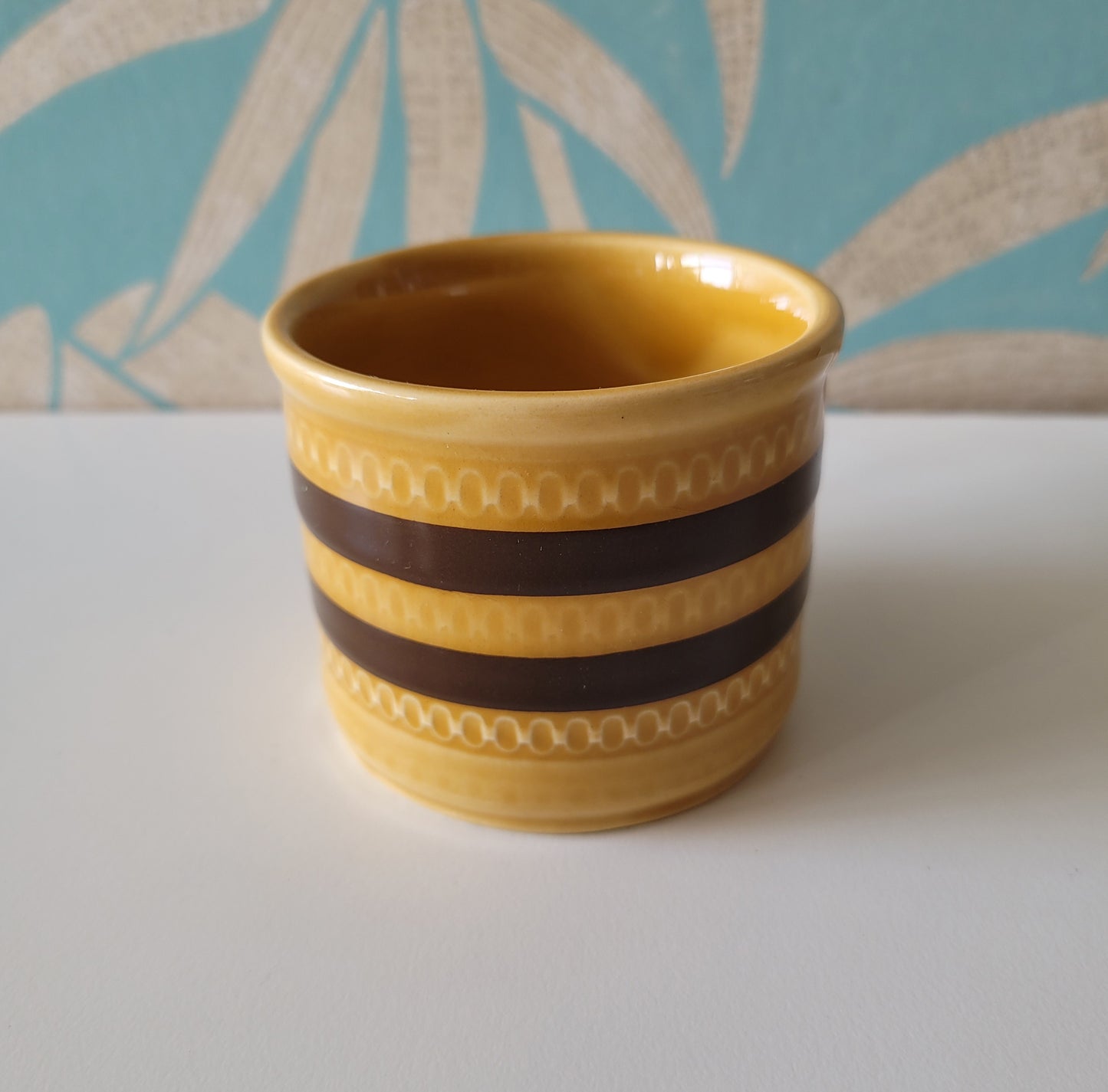 1970s Kilncraft 'Bacchus', & Sadler stripe coffee/tea cups