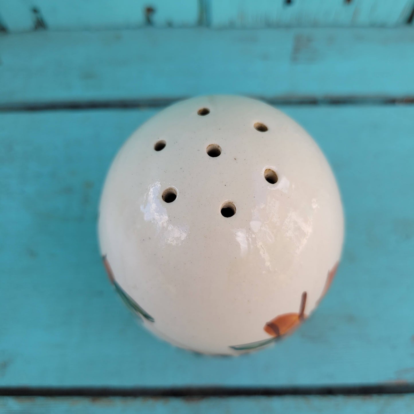 1950s Geoffrey Maund ceramic bamboo pattern 'Sugar' shaker