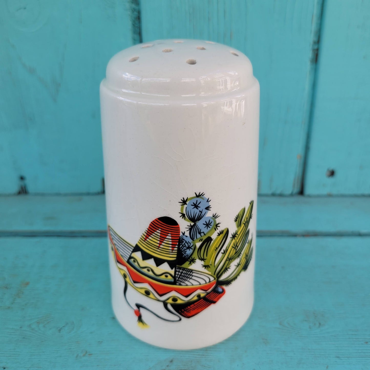 1960s Lord Nelson Pottery "Rio" condiments pot, & sugar pourer