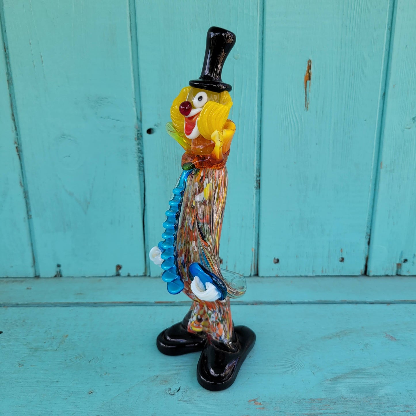 circa. 1960s Murano art glass clown figurine