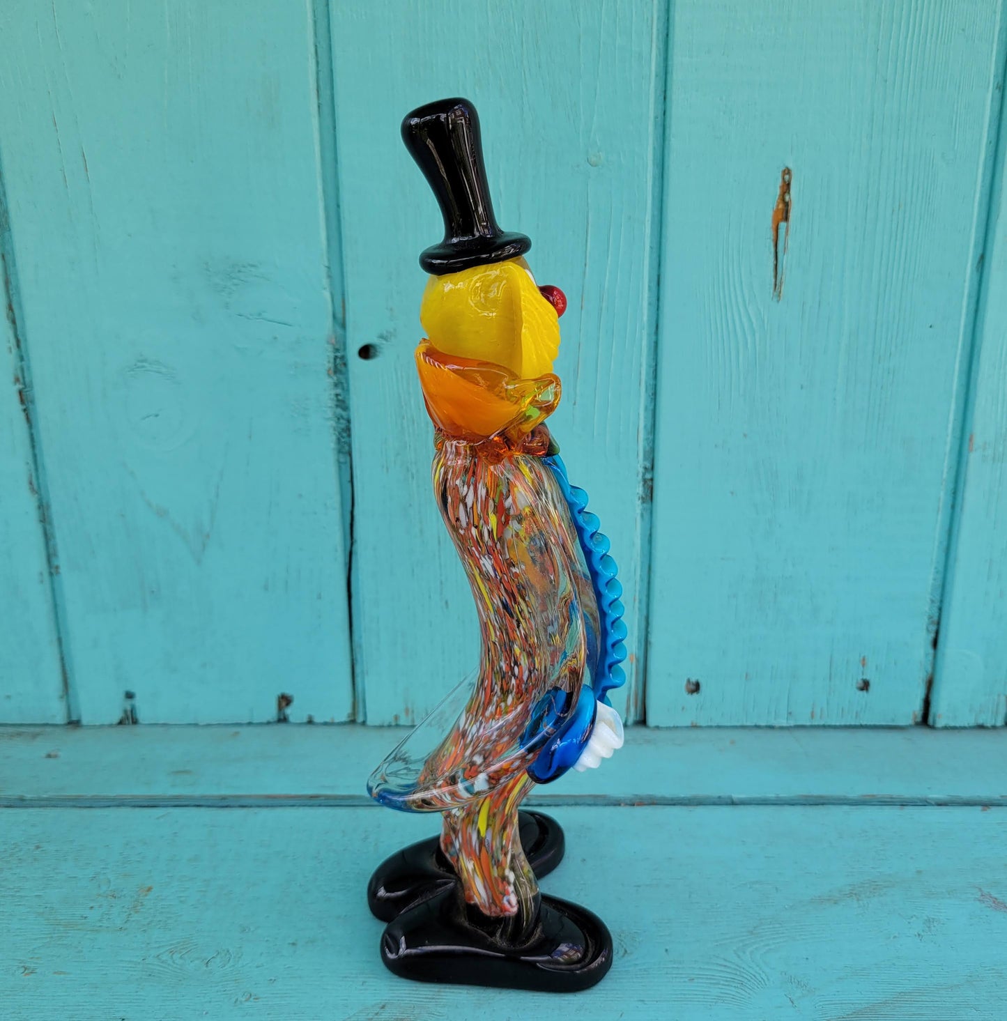 circa. 1960s Murano art glass clown figurine