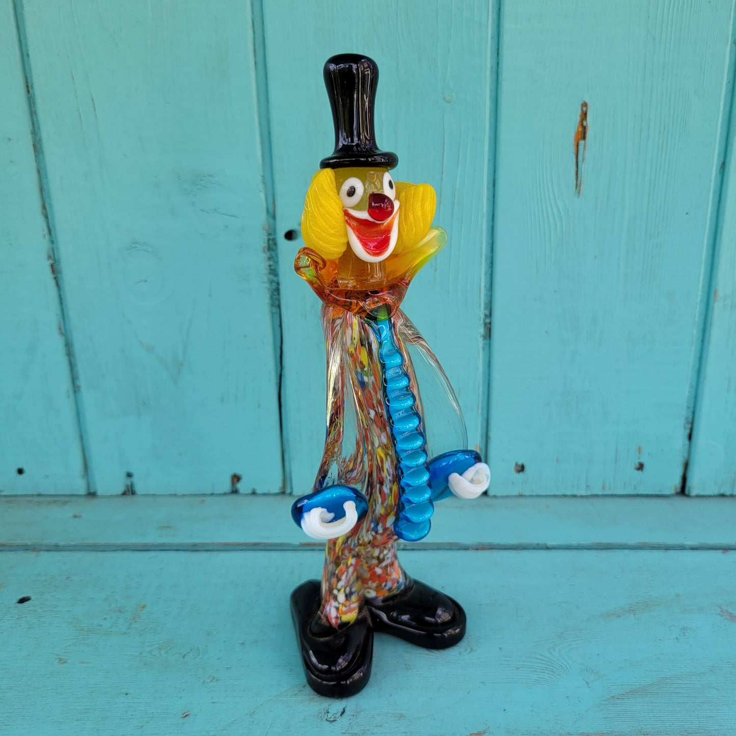 circa. 1960s Murano art glass clown figurine