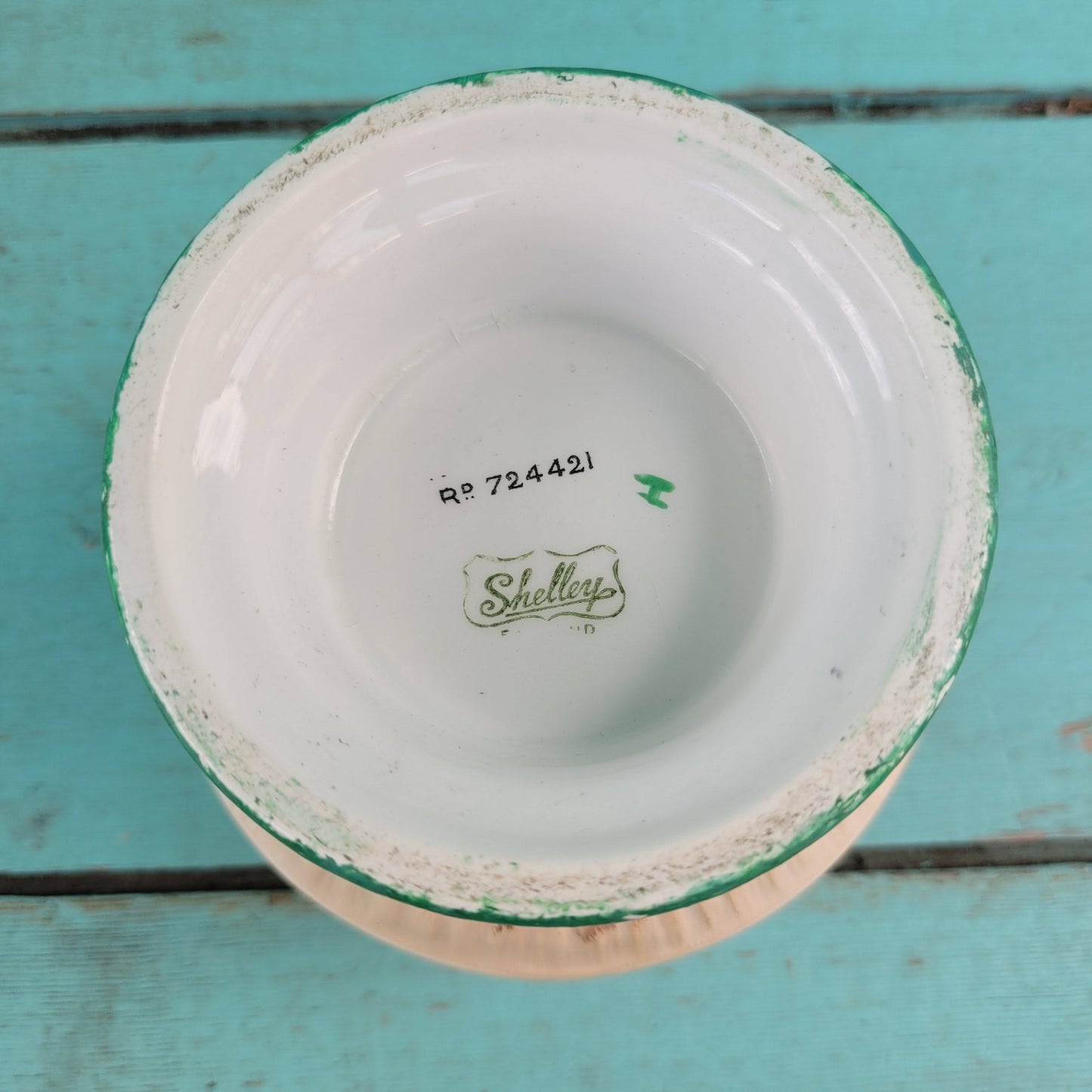 1920s Shelley Mabel Lucie Attwell ceramic toadstool sugar bowl