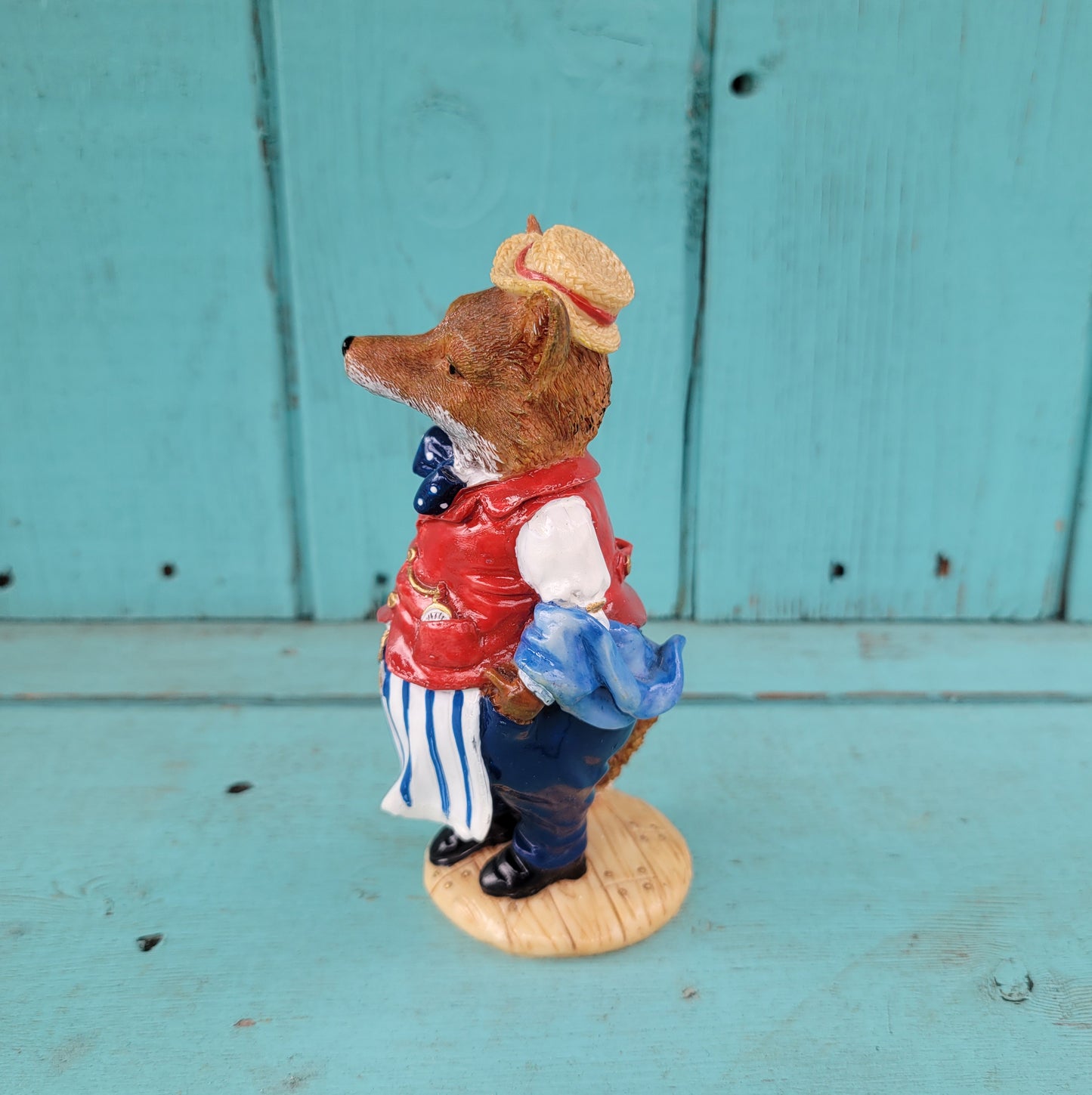 2002 Regency Fine Arts "Basil Fox" figurine from Tales of Honeysuckle Hill series