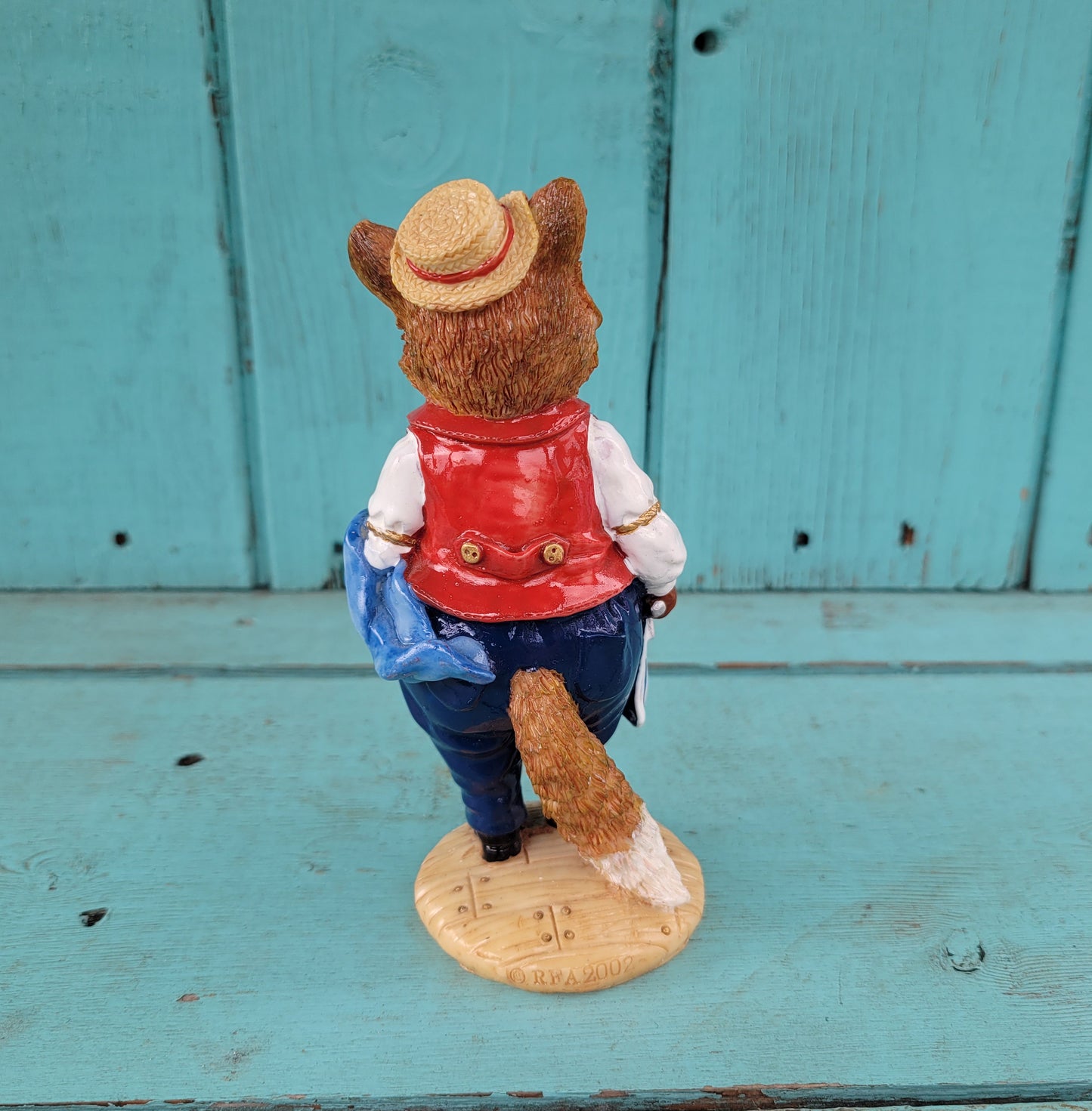 2002 Regency Fine Arts "Basil Fox" figurine from Tales of Honeysuckle Hill series