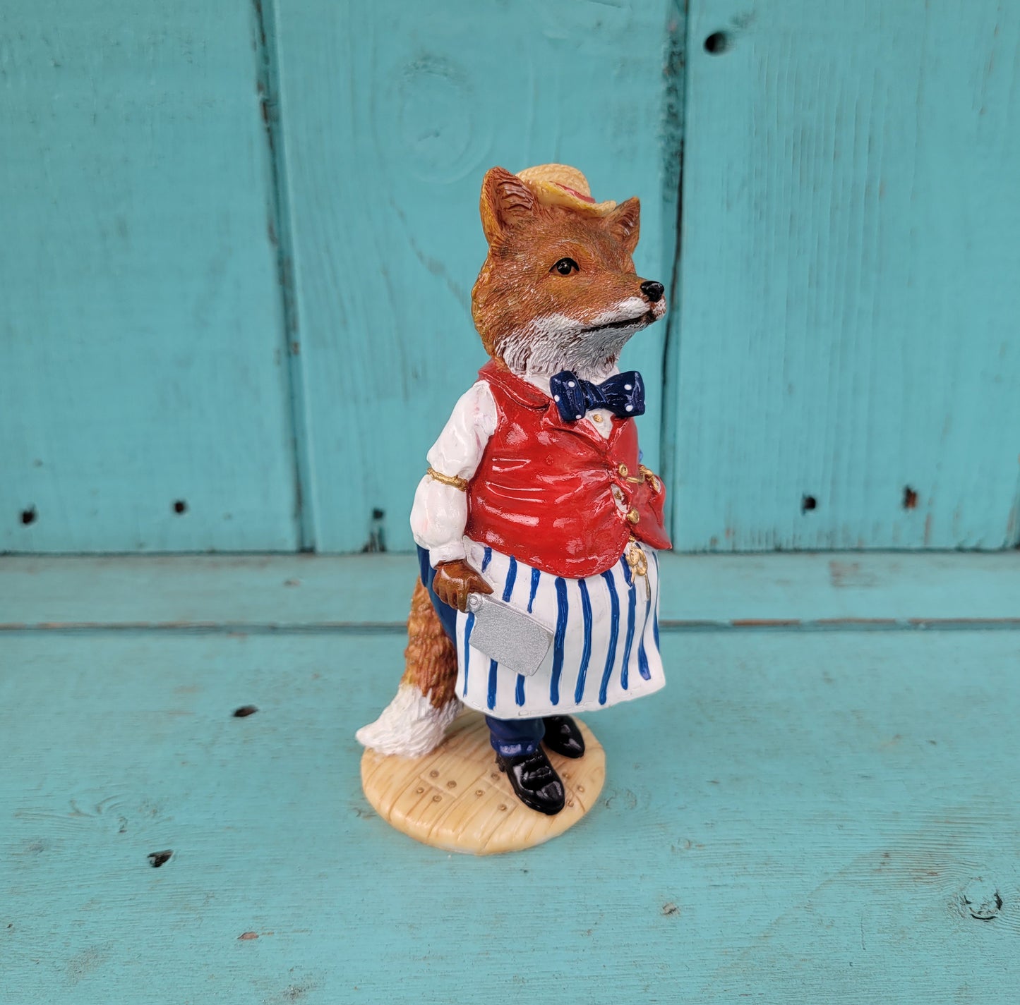 2002 Regency Fine Arts "Basil Fox" figurine from Tales of Honeysuckle Hill series
