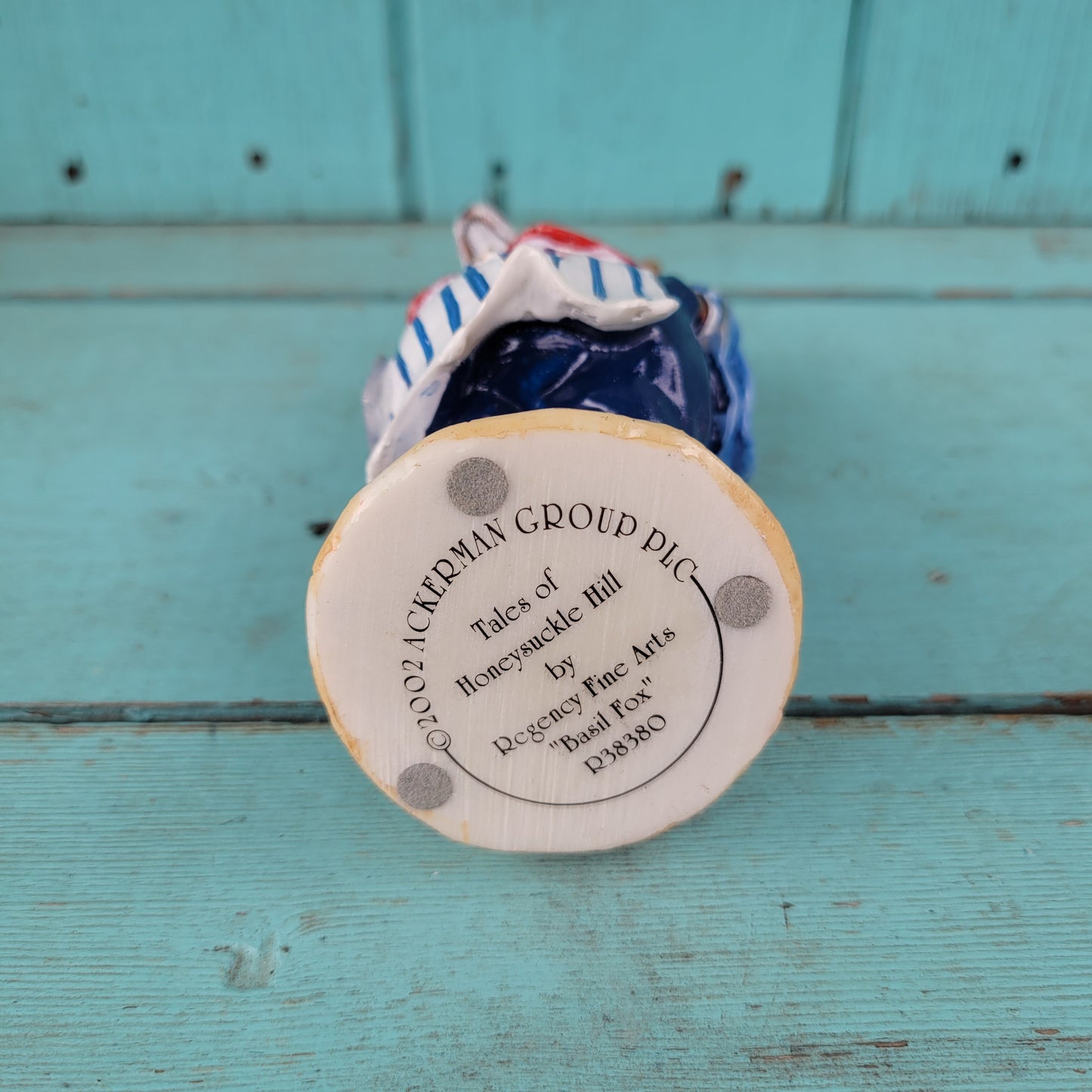 2002 Regency Fine Arts "Basil Fox" figurine from Tales of Honeysuckle Hill series