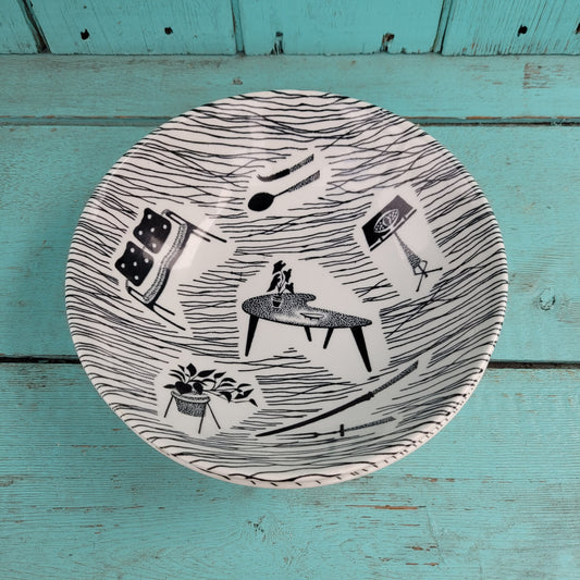 Pair of 1950s/60s Ridgway Potteries 'Homemaker' dessert bowls