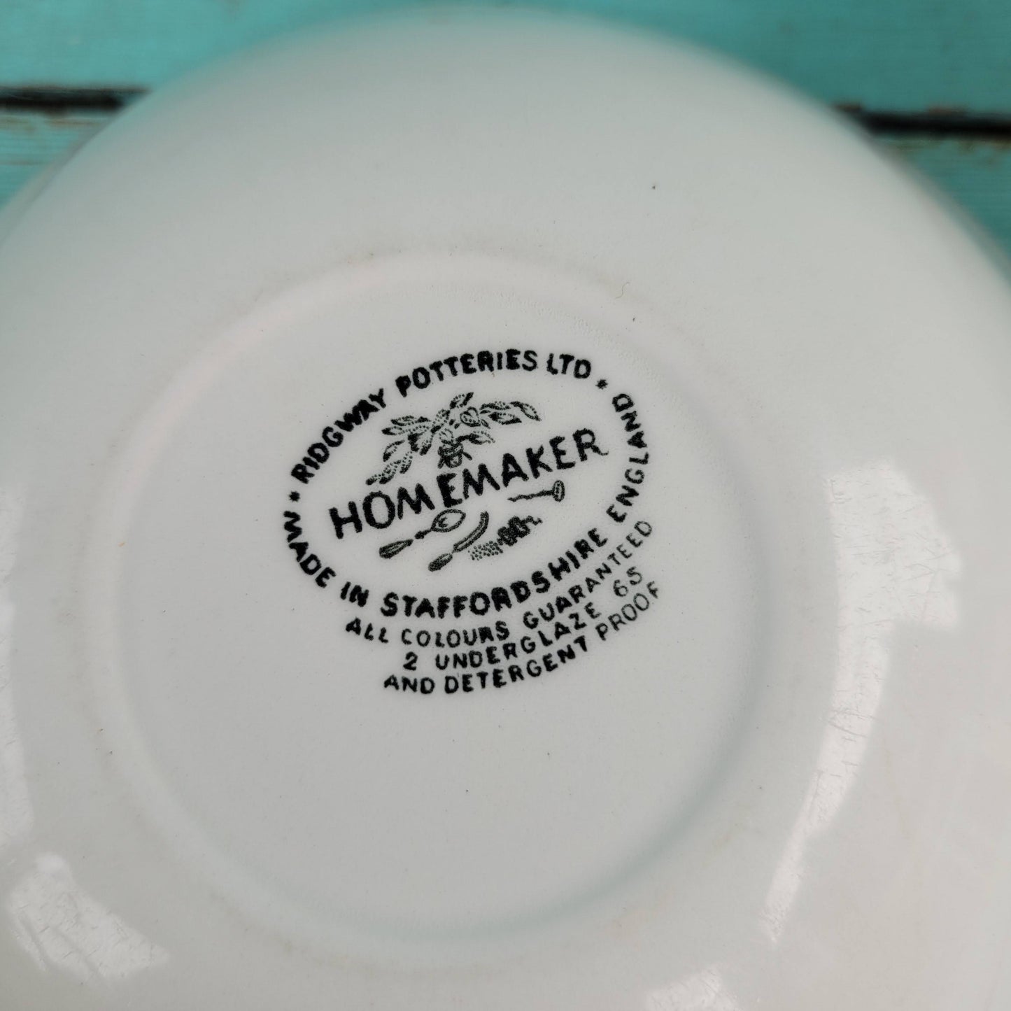 Pair of 1950s/60s Ridgway Potteries 'Homemaker' dessert bowls