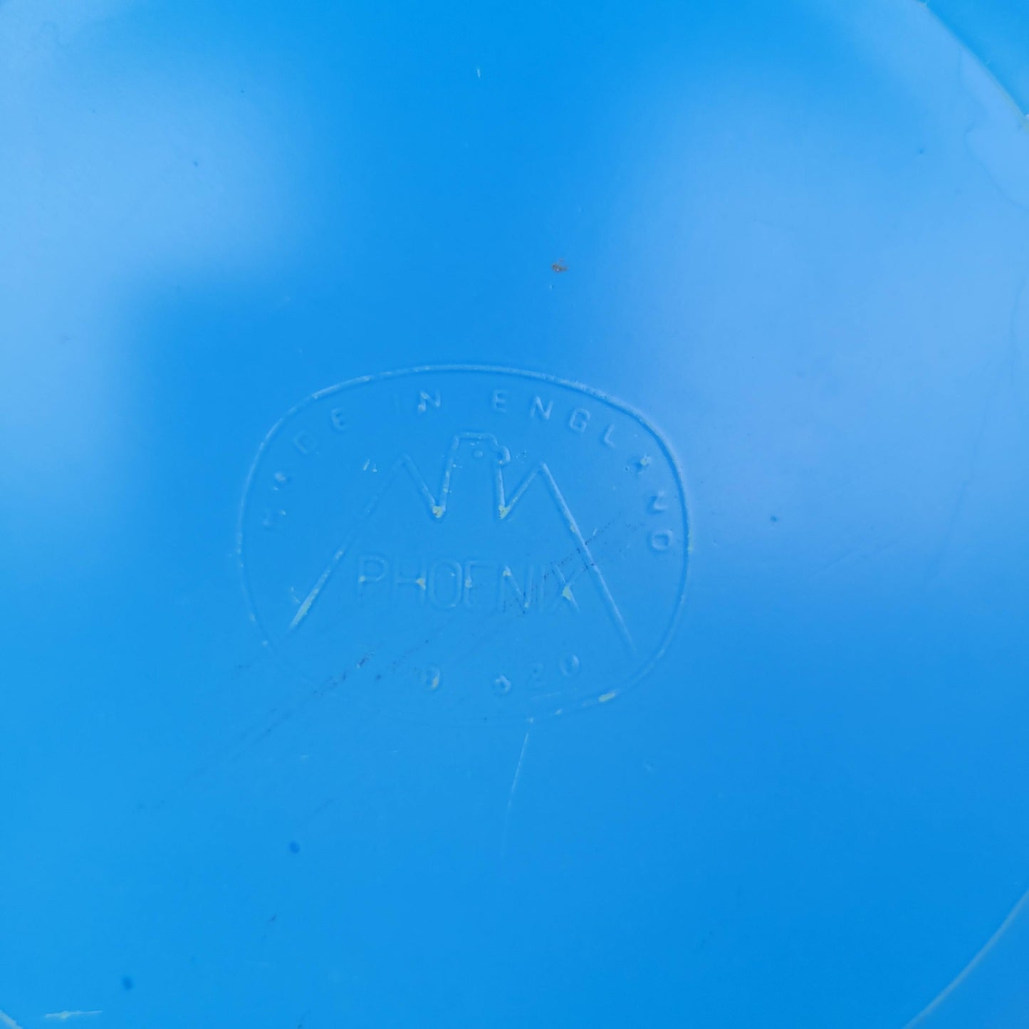 1960s Phoenix 6-piece blue glass glass fruit/dessert bowl set