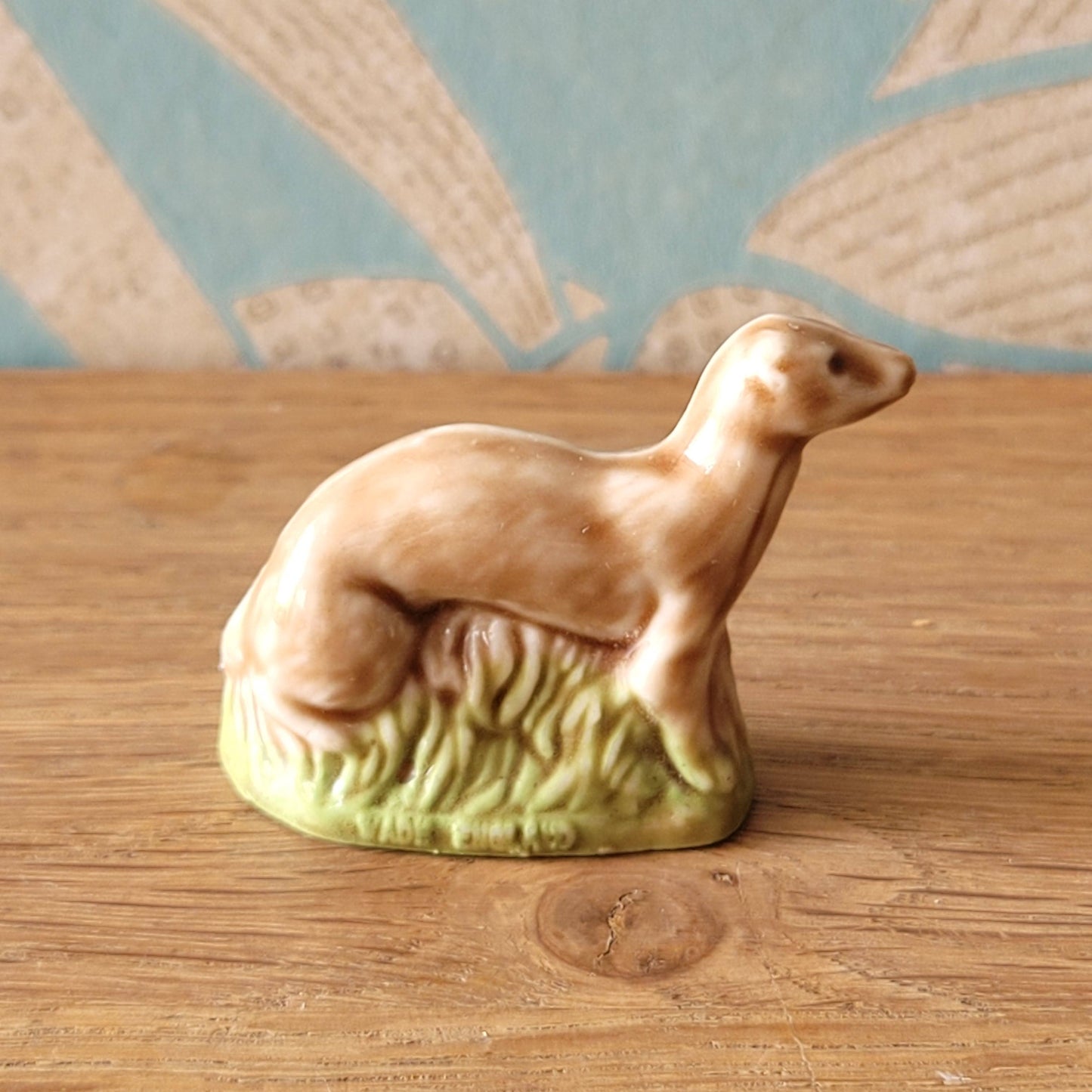 1980s Wade "British Wildlife" series figurine: weasel
