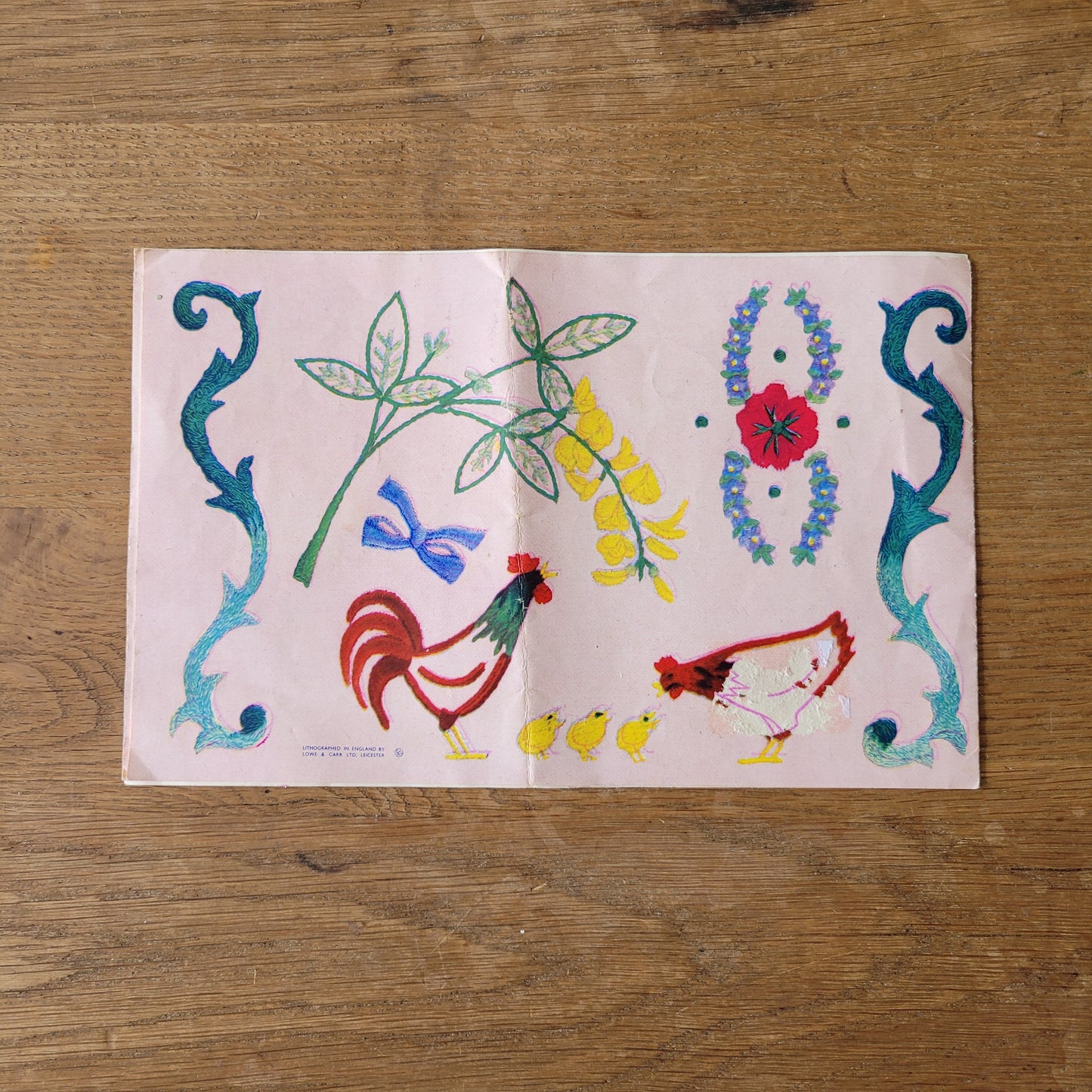 Unused vintage Woman's Own transfer book