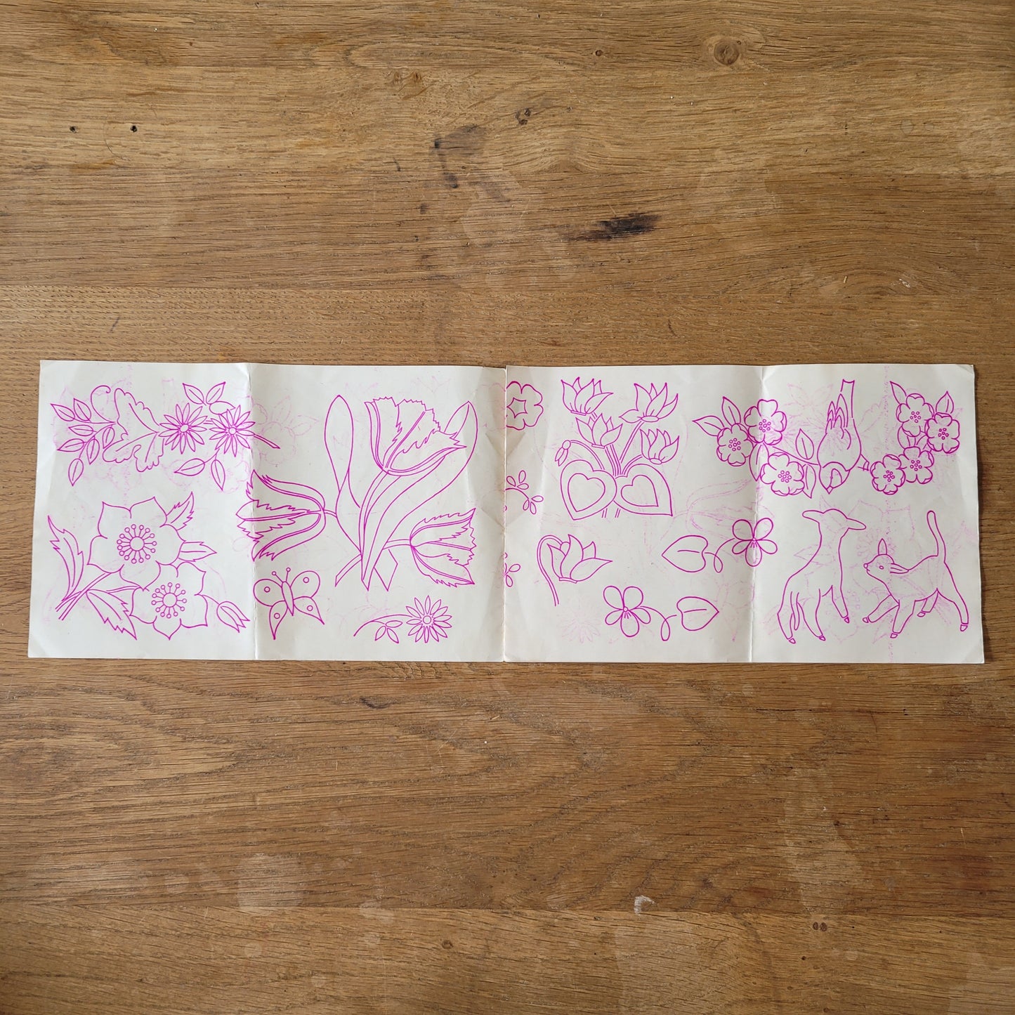 Unused vintage Woman's Own transfer book