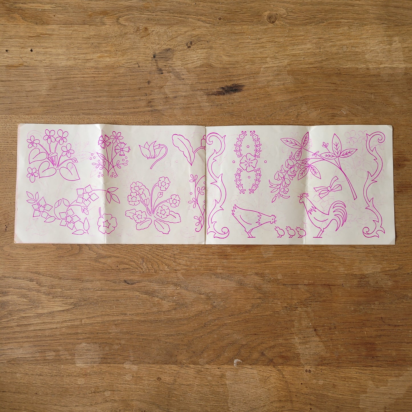 Unused vintage Woman's Own transfer book