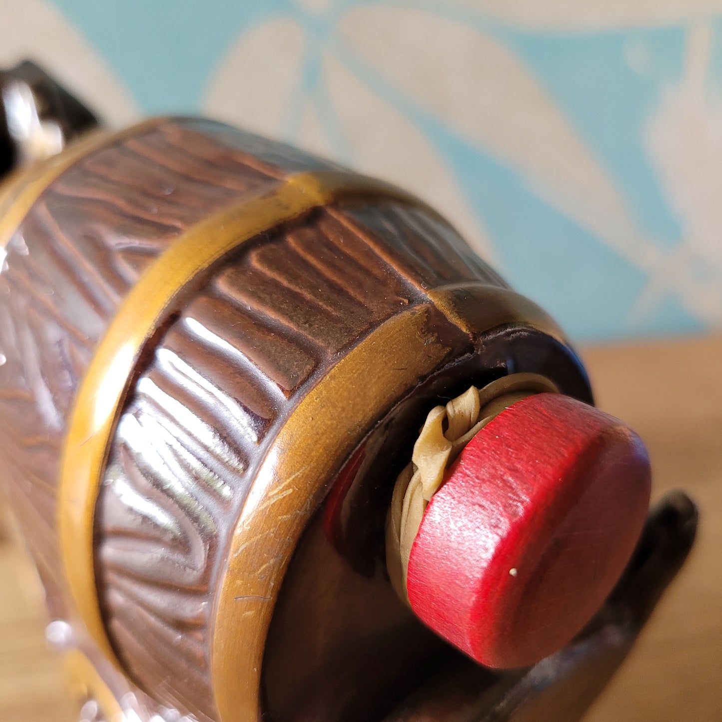 Vintage Japanware ceramic donkey and cart liquor bottle/decanter