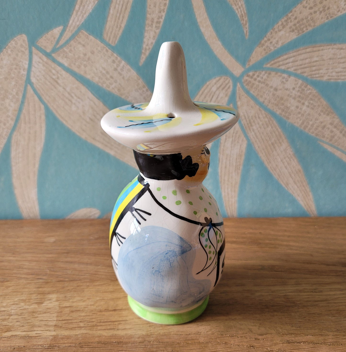 1960s Toni Raymond ceramic Mexican sugar pourer