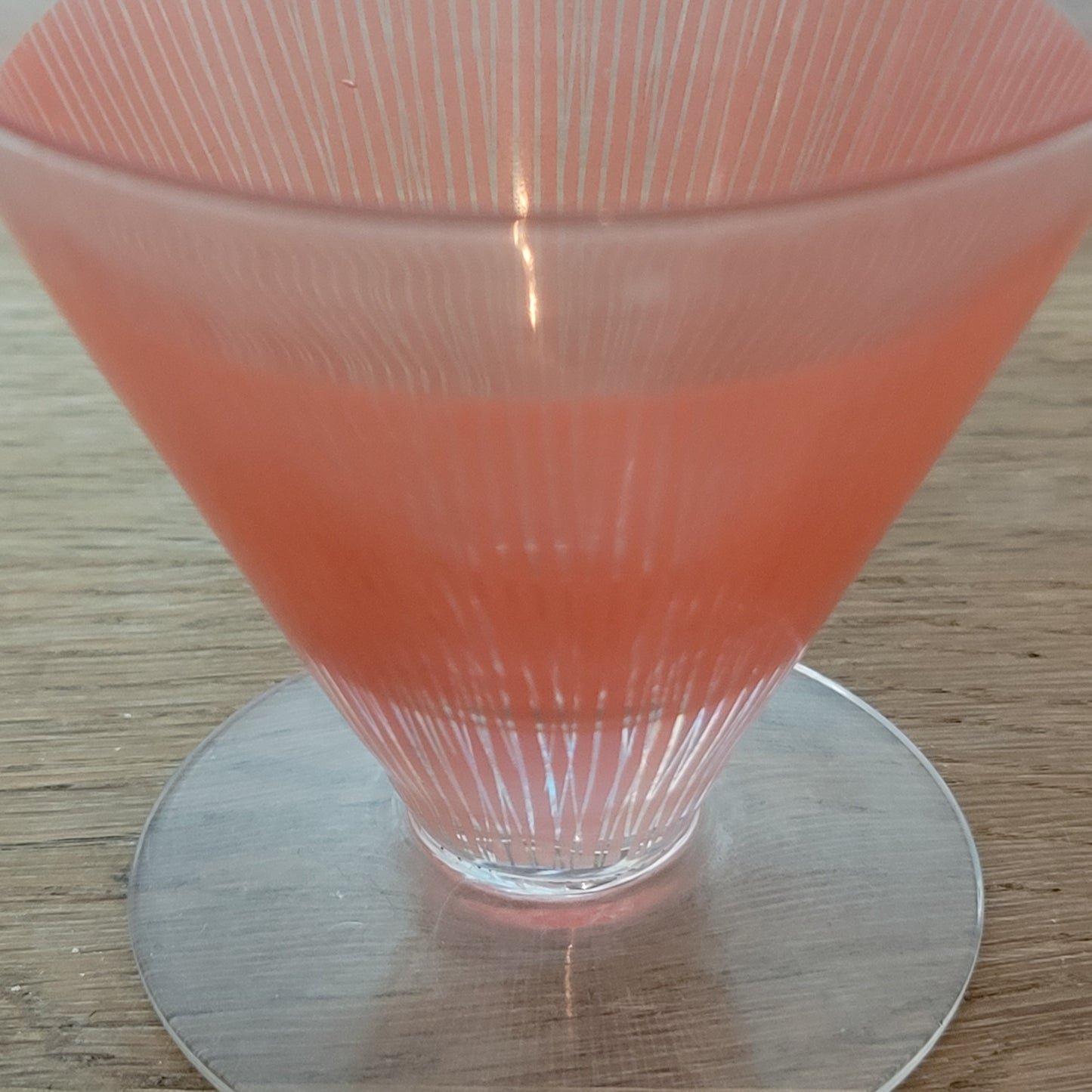Set of 4 rare 1950s assorted colour 'Party' cocktail glasses by Bengt Orup for Johansfors, Sweden