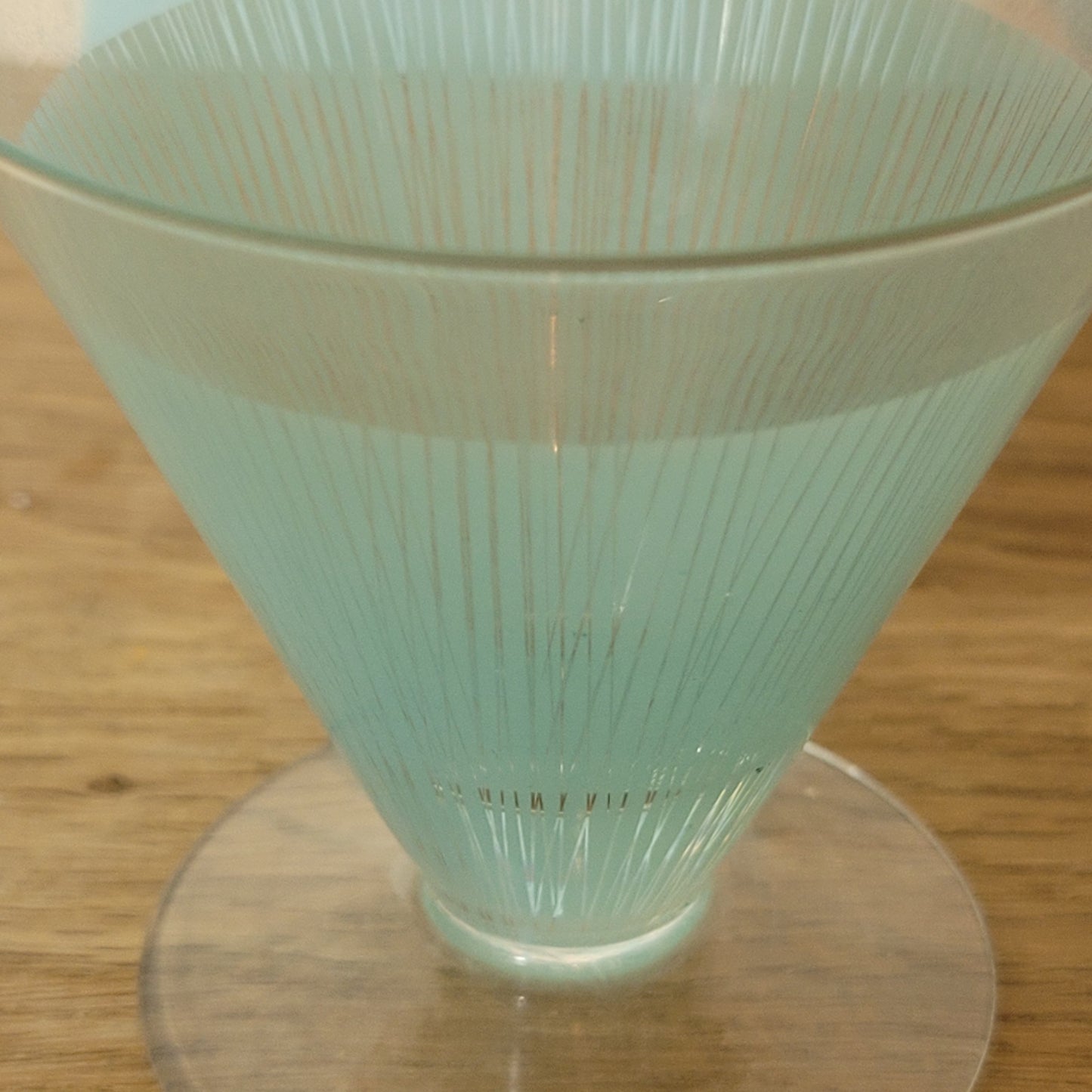 Set of 4 rare 1950s assorted colour 'Party' cocktail glasses by Bengt Orup for Johansfors, Sweden