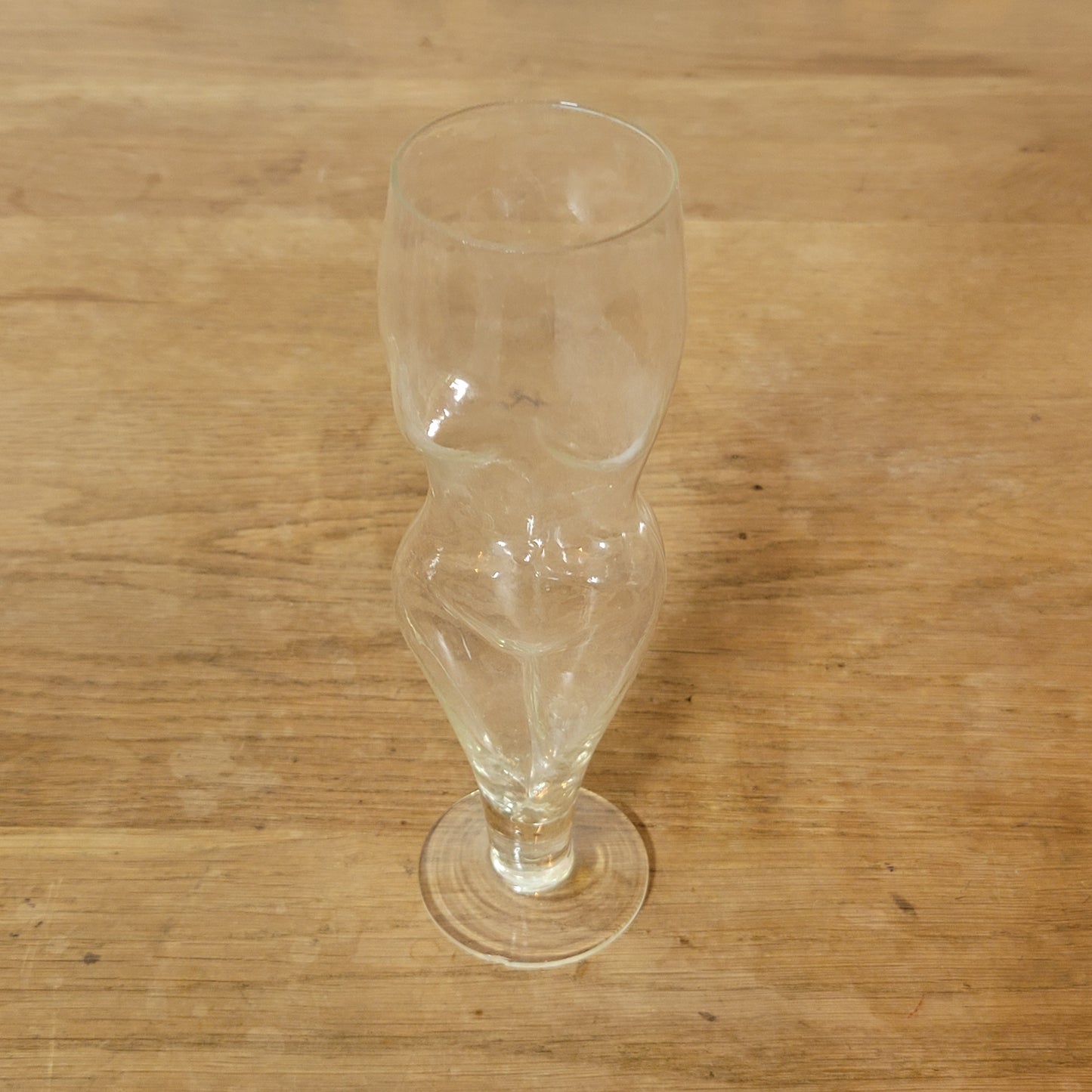 1960s/70s figural nude woman shaped beer glass
