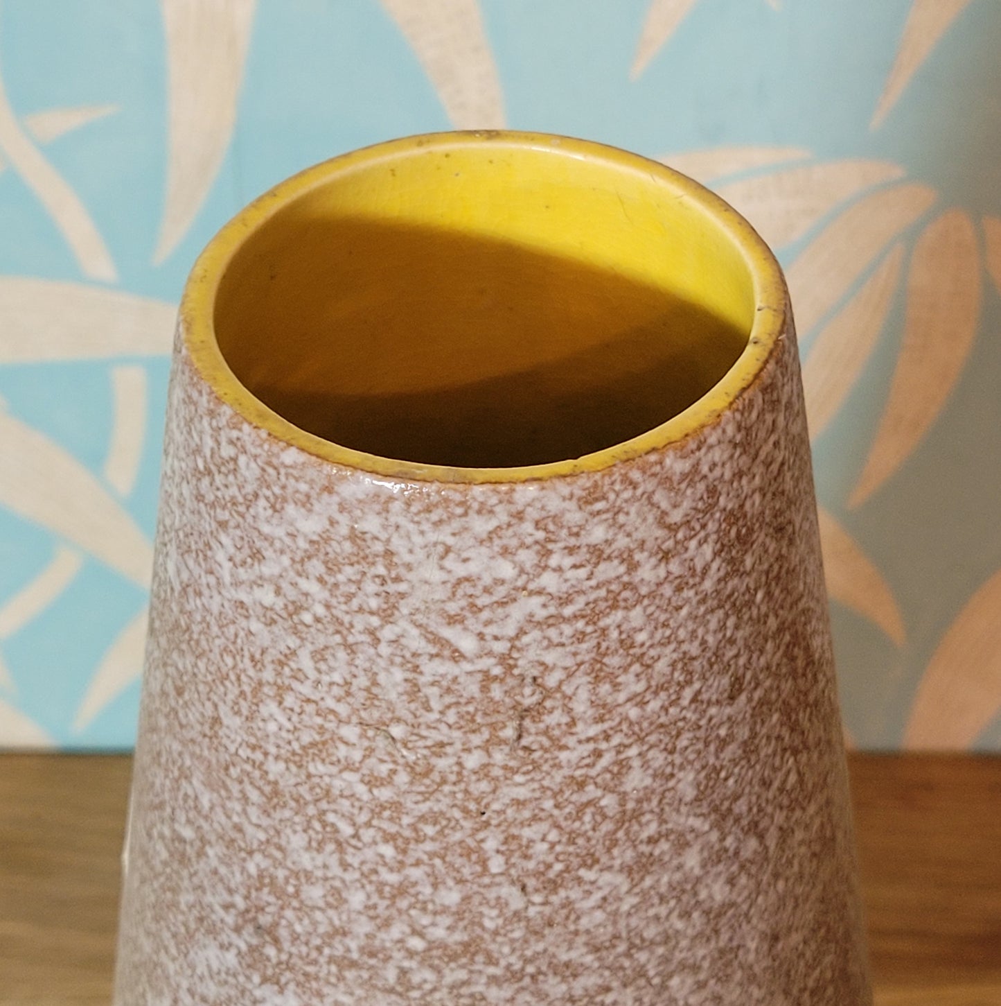 Mid-century Scheurich Keramik West Germany fat lava floor vase