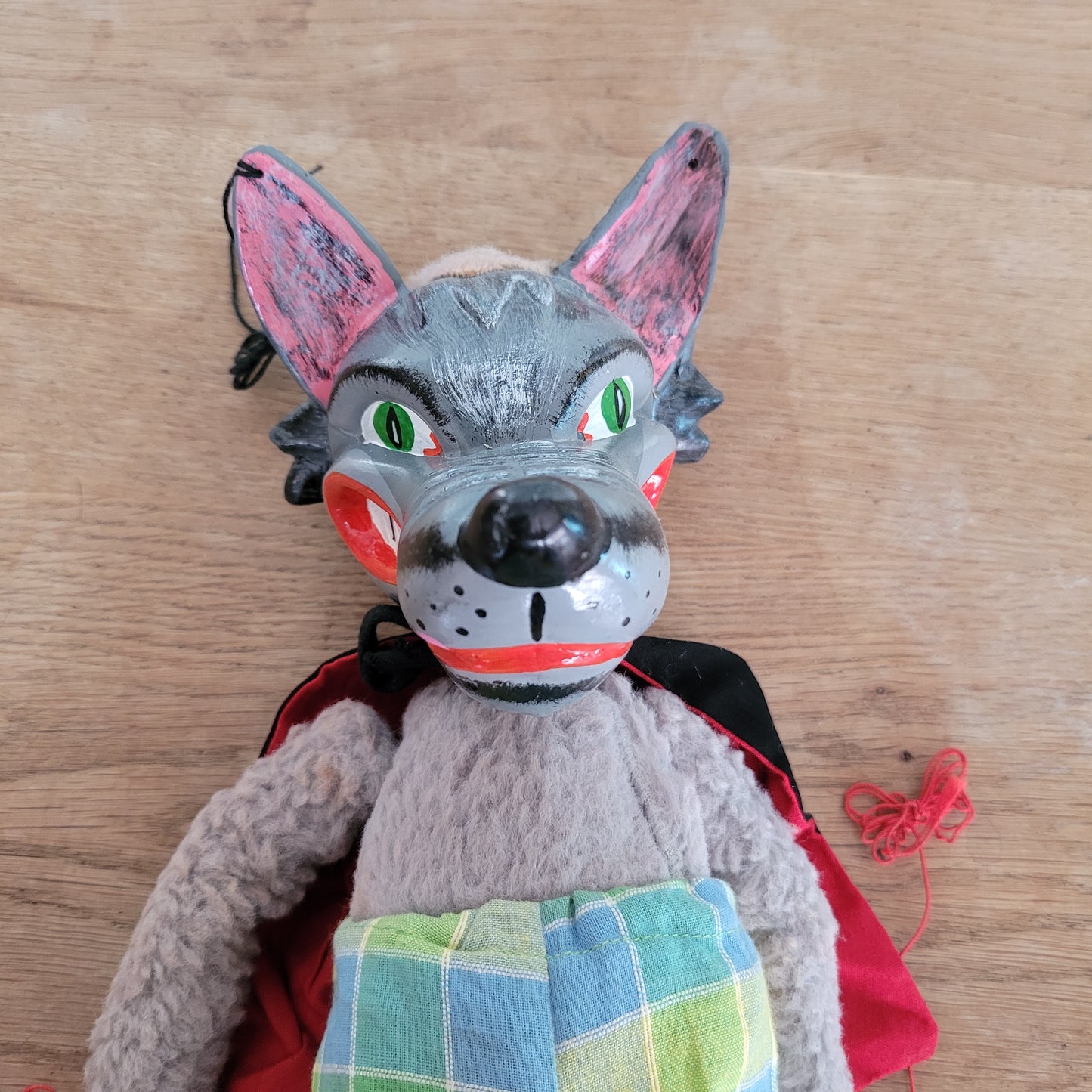 1960s Pelham Puppets Big Bad Wolf puppet, with original box