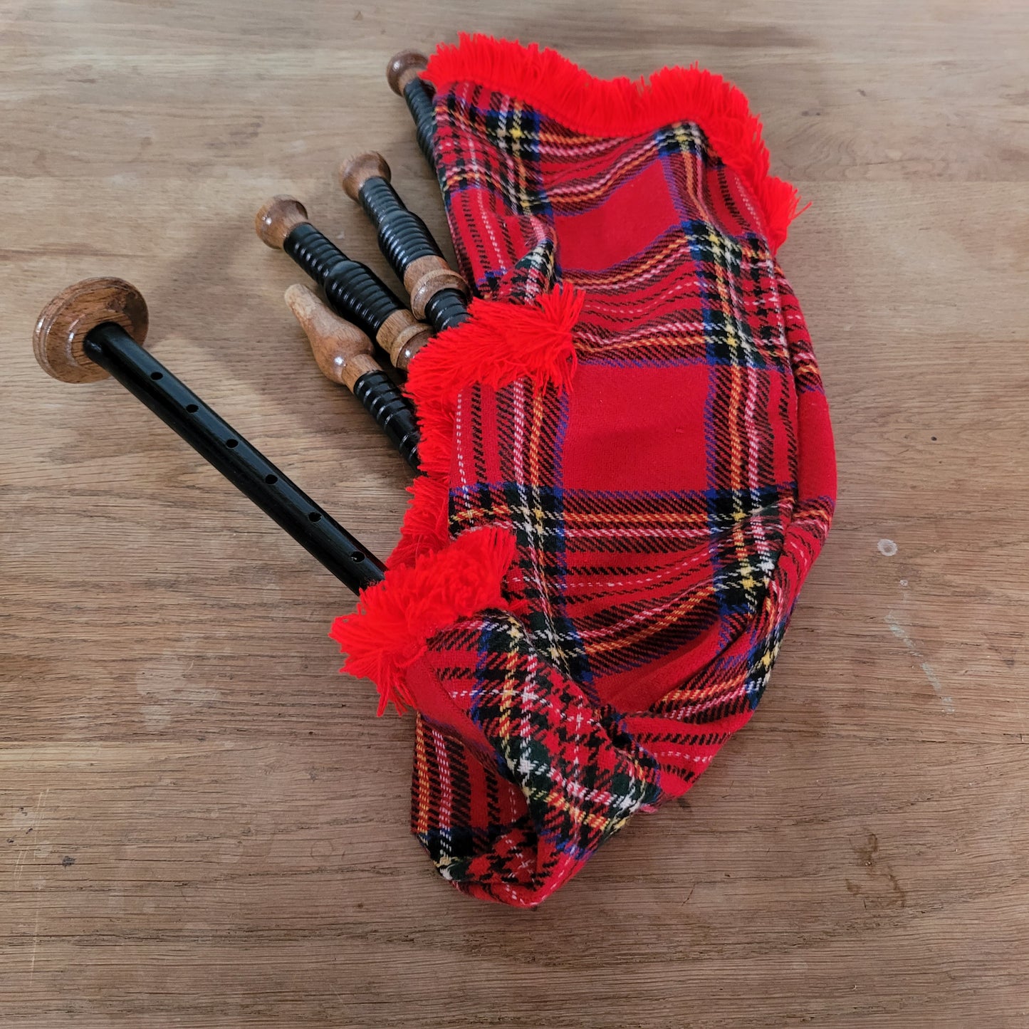 Set of 1950s junior bagpipes