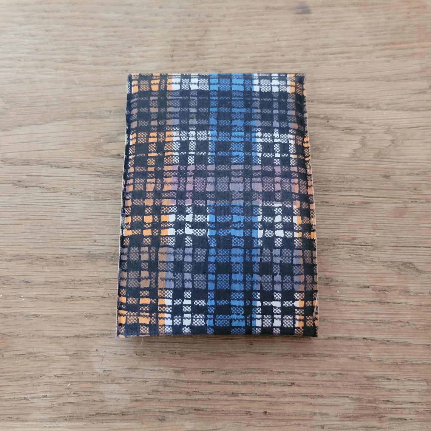 Vintage tartan vinyl travel/pocket sewing kit