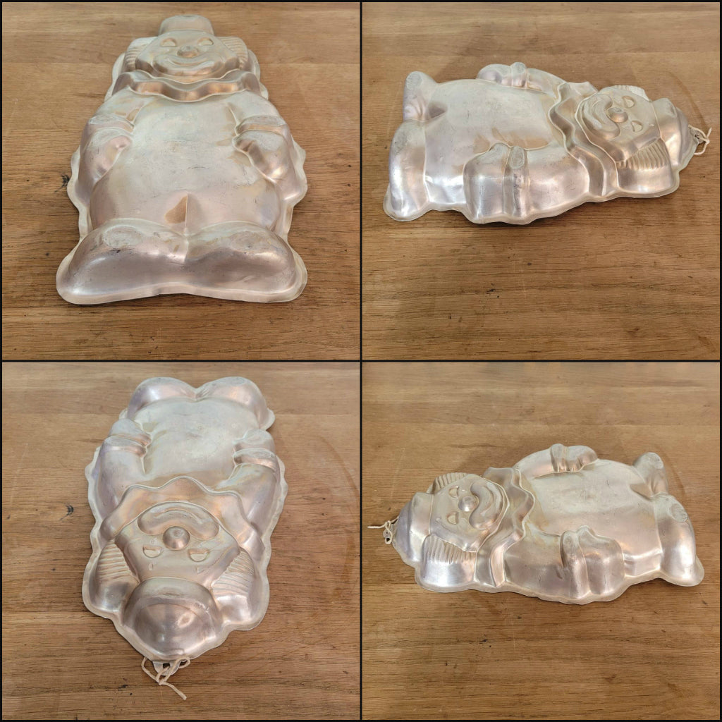 1980s Wilton character aluminum baking tins
