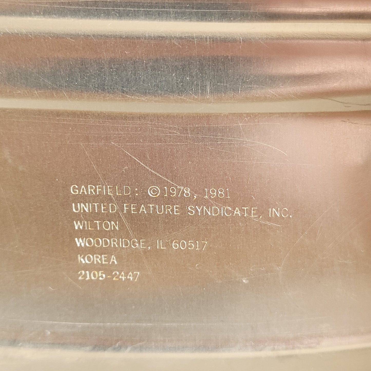 1980s Wilton character aluminum baking tins
