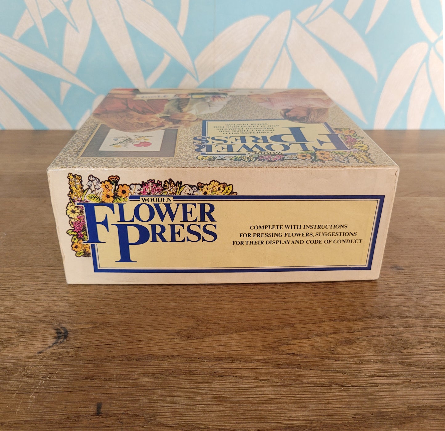 1979 Michael Stanfield wooden flower press with original box