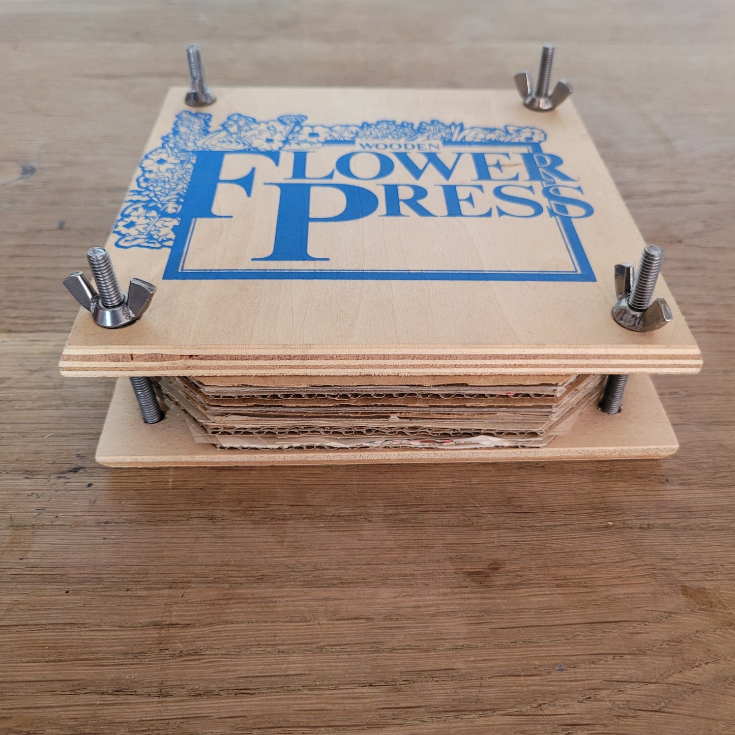 1979 Michael Stanfield wooden flower press with original box