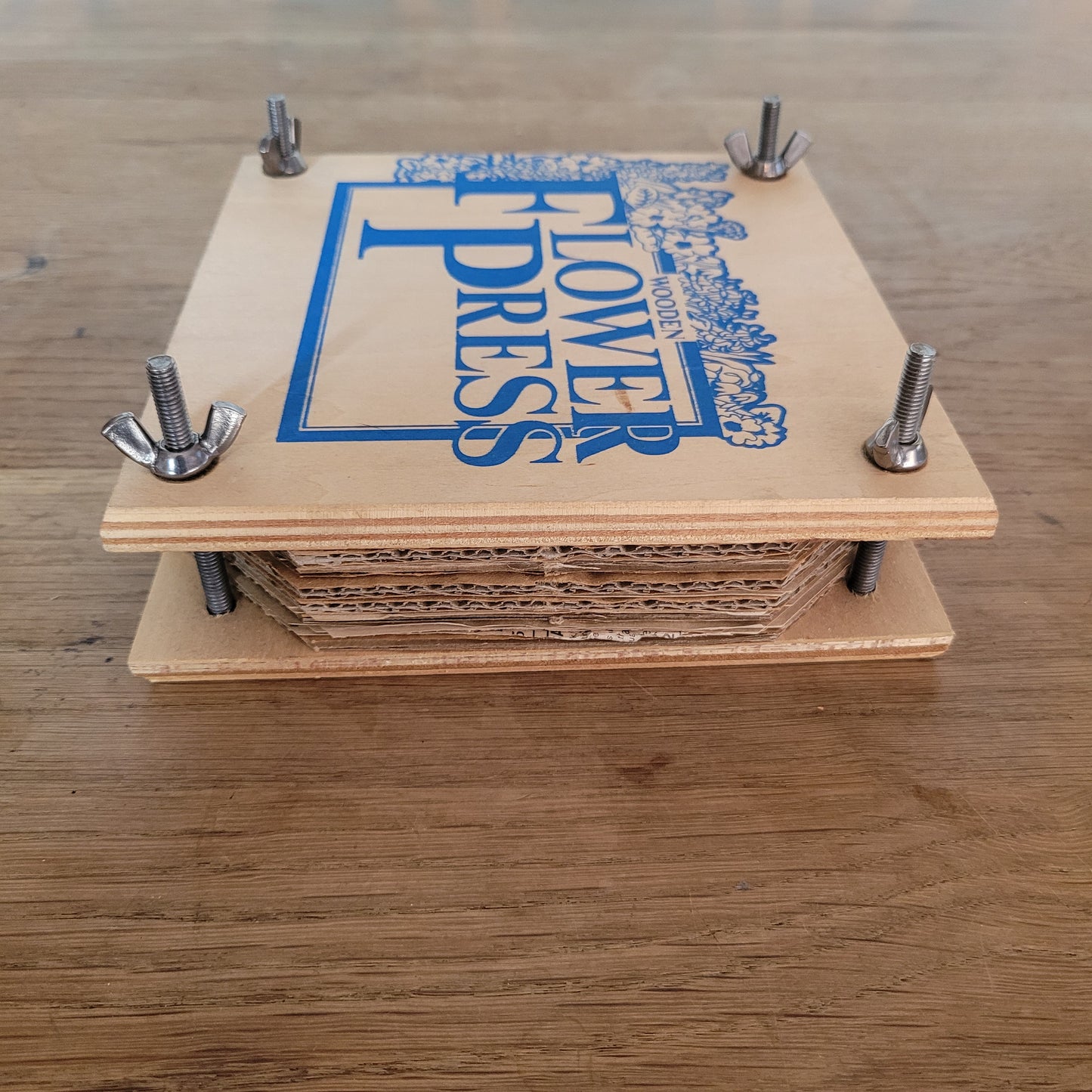 1979 Michael Stanfield wooden flower press with original box