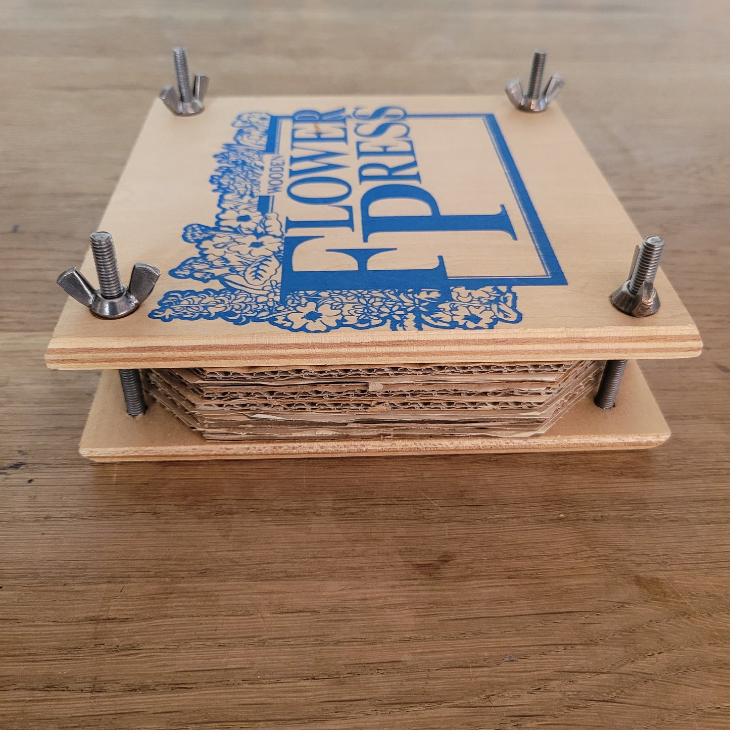 1979 Michael Stanfield wooden flower press with original box