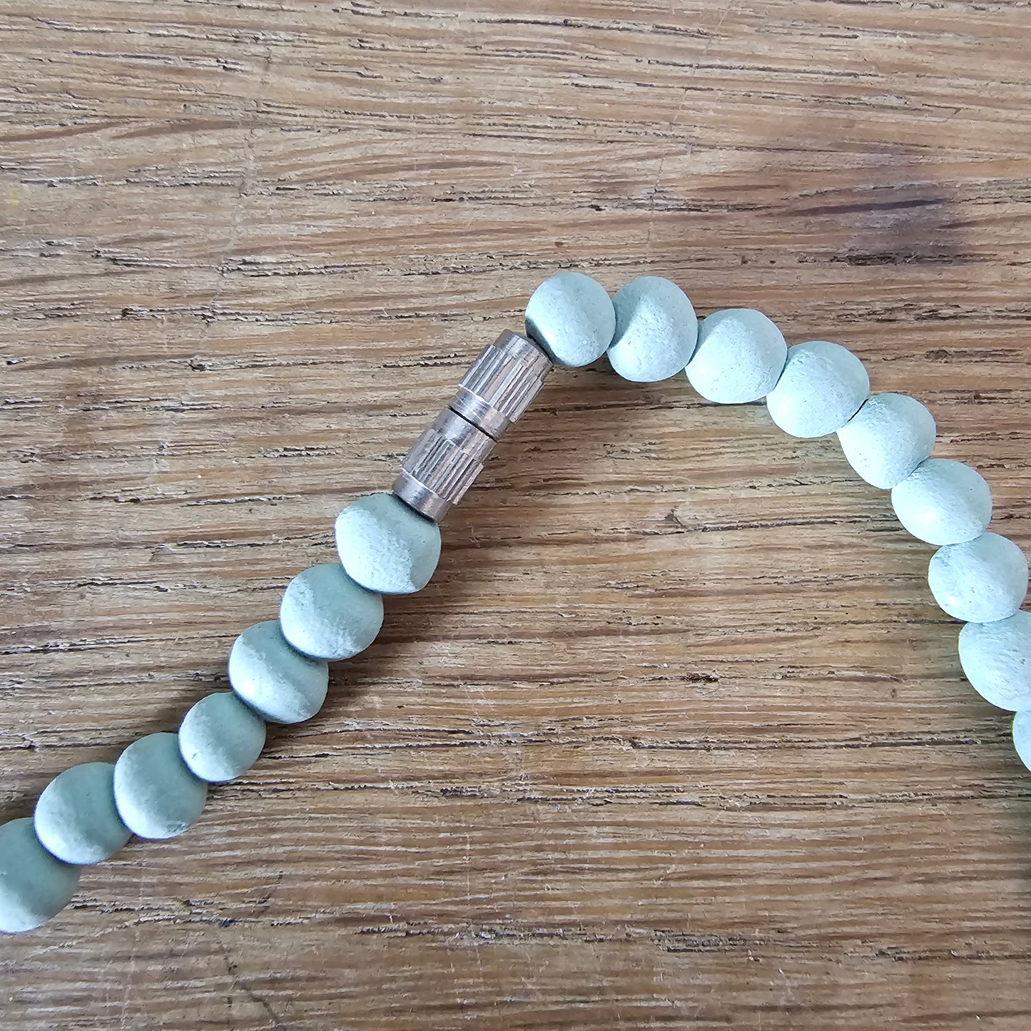 Set of 3 1980s/1990s tribal-style ceramic bead necklaces