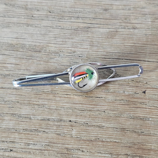 1960s Stratton Temptation 'fly hook' sliding tie clip/bar