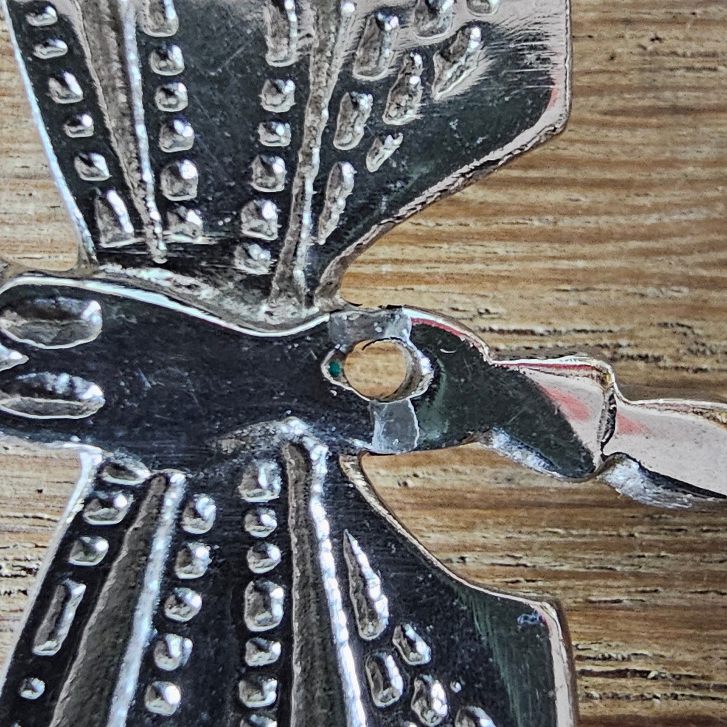 1960s silver-tone dragonfly brooch