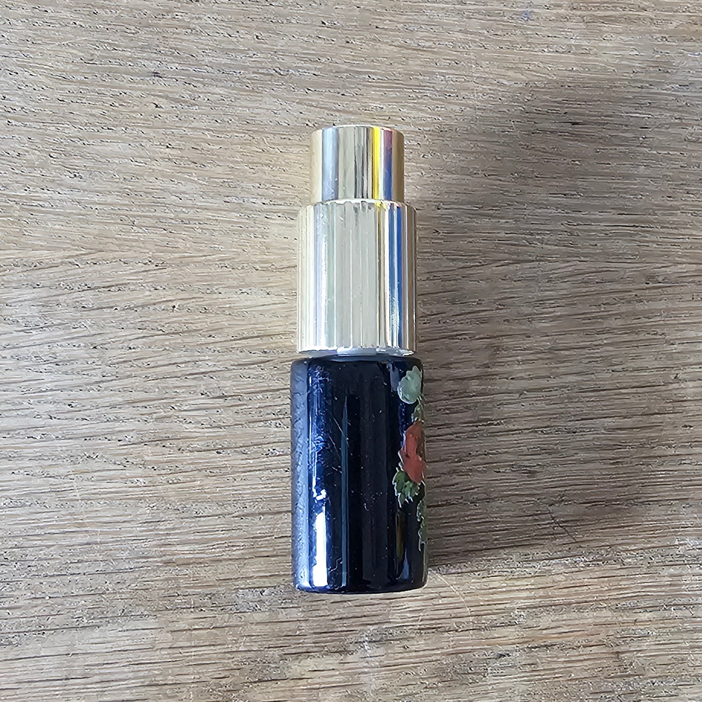 1970s Jlona floral vanity set with hand mirror & perfume atomiser