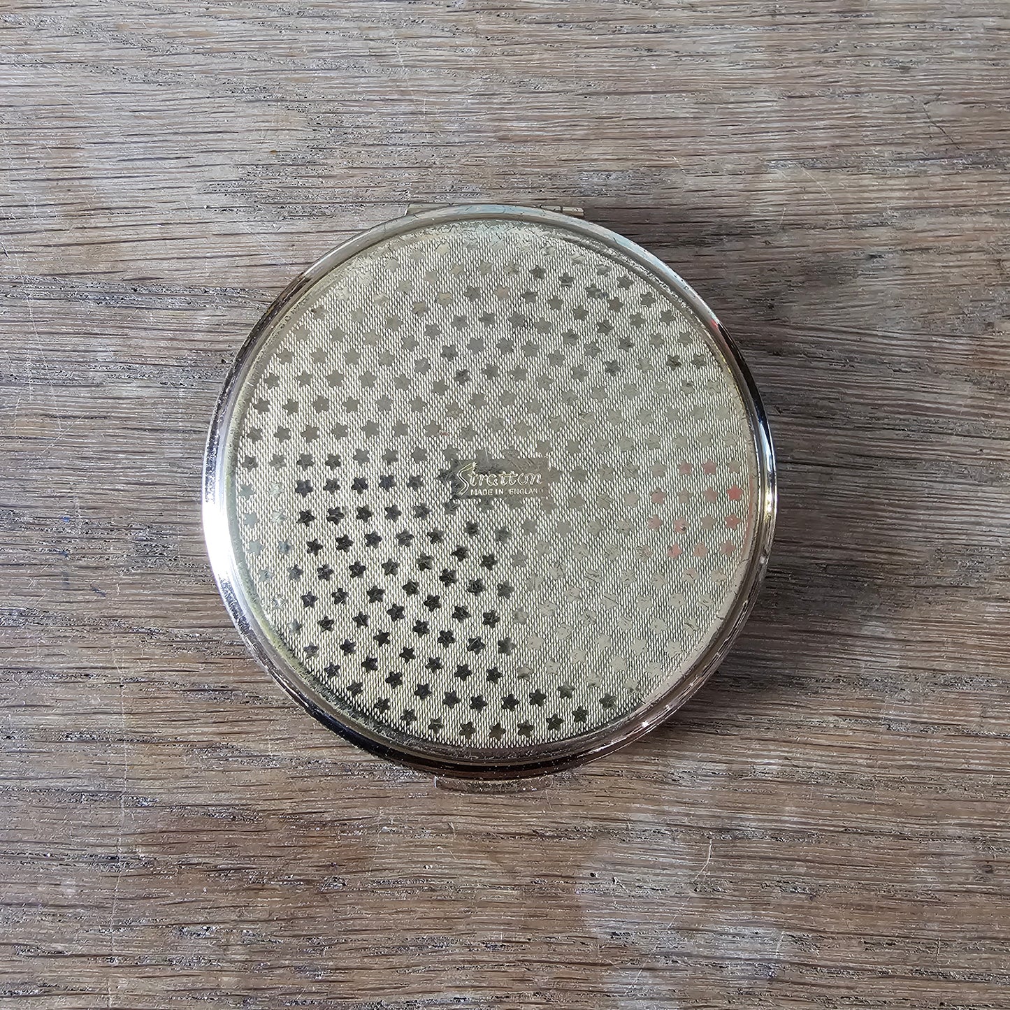 1950s Stratton flying ducks gold-tone powder compact