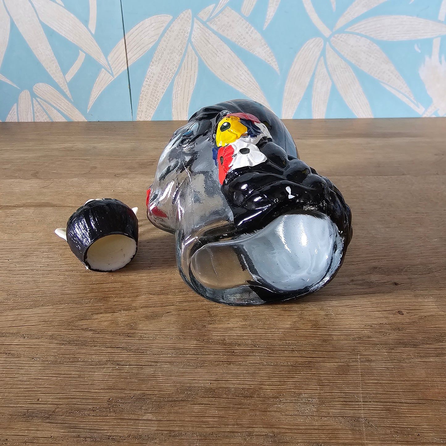 1950s/60s Spanish Senorita head-shaped liqueur bottle/decanter