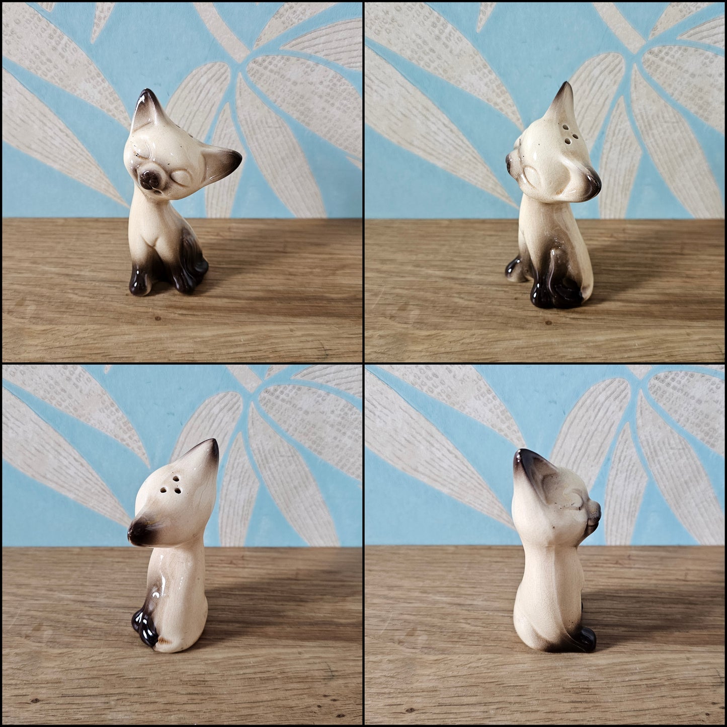 1950s Siamese cat salt & pepper set