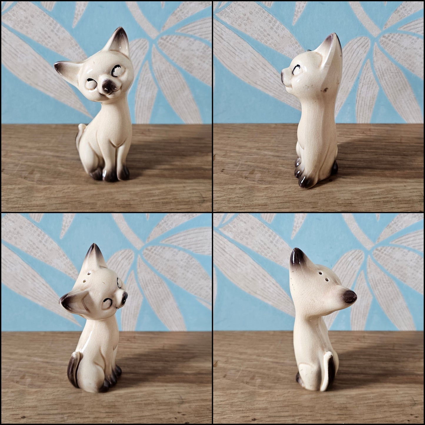 1950s Siamese cat salt & pepper set