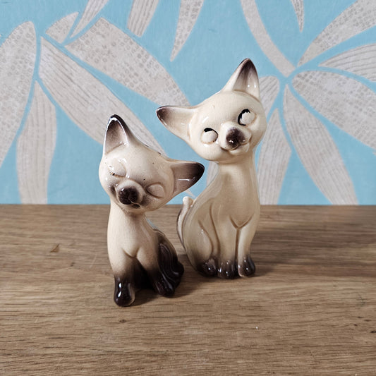 1950s Siamese cat salt & pepper set