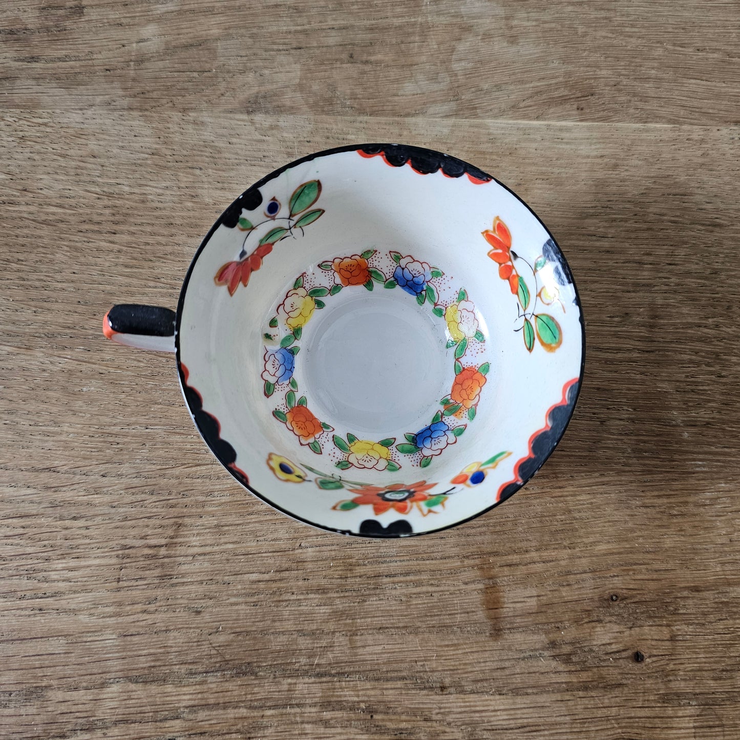 Art Deco Oxford Imari-style floral tea set for four