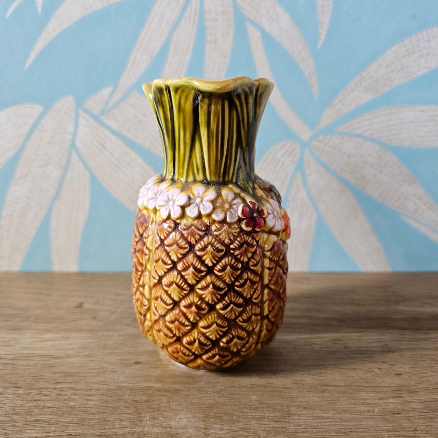 Mid-century ceramic Hawaii souvenir pineapple jug